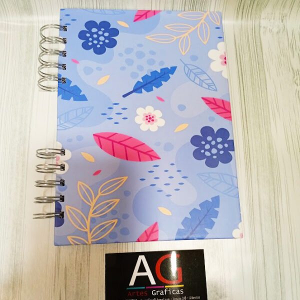 CUADERNO TAPA DURA  FLORAL TAMAÑO A5 - Image 5